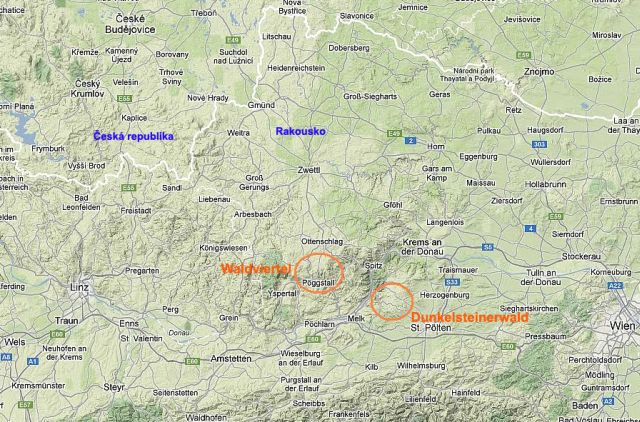 Rys přešel z oblasti Waldviertel do oblasti Dunkelsteinerwald. Rys přešel z oblasti Waldviertel do oblasti Dunkelsteinerwald.
