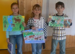 Výherci se svými výkresi (starší kategorie) Výherci se svými výkresi (starší kategorie)