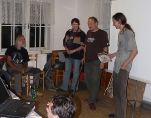 křest knihy Krajina s vlky