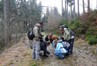 stopující skupinka