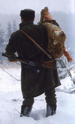 pytlák s rysem, foto: J. Červený