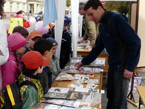 informační stánek na Dni Země v Ostravě