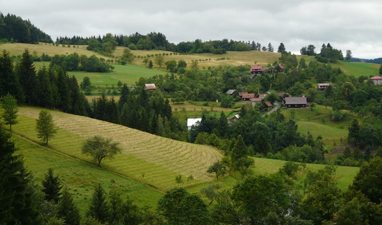typická zachovalá valašská krajina