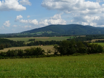kultrurní krajina u Janovic v Podbeskydí