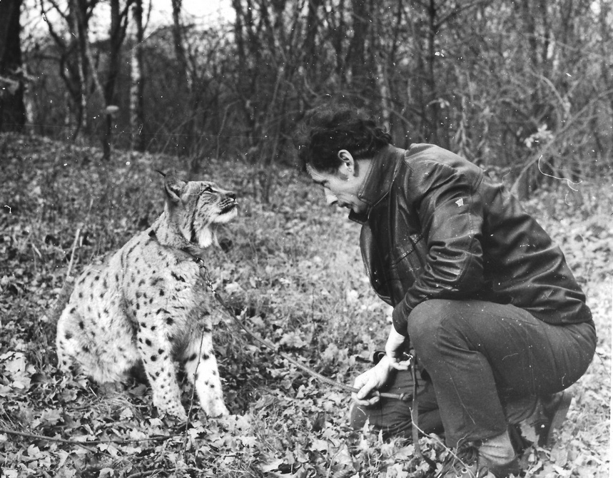 Ludvík Kunc s rysem Sixim Ludvík Kunc s rysem Sixim